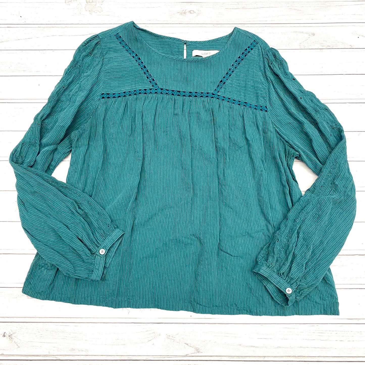 Top Long Sleeve By Loft  Size: Xxl