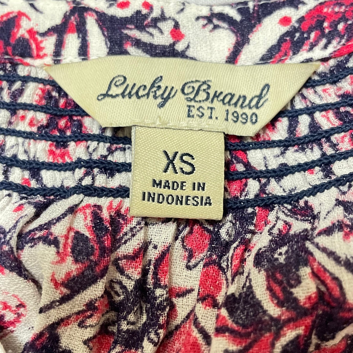 Blouse Long Sleeve By Lucky Brand  Size: XS
