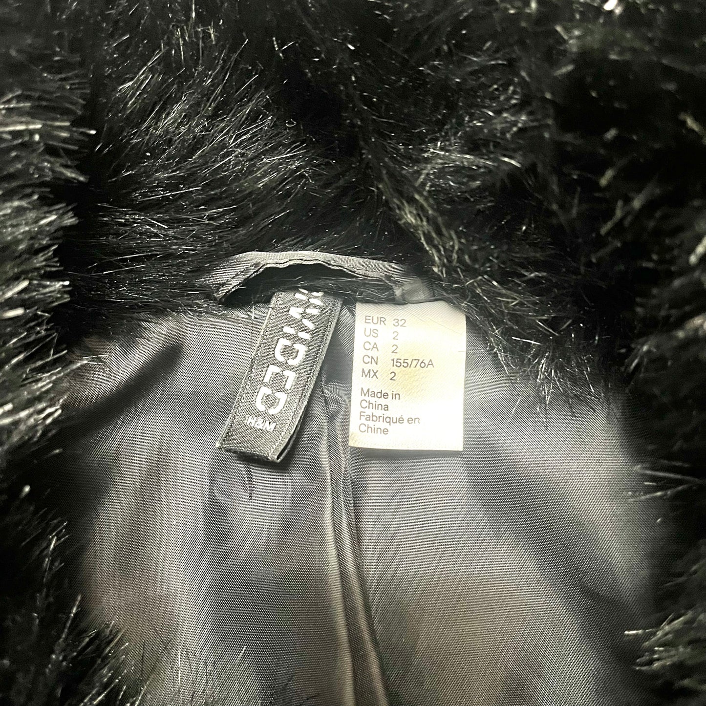 Coat Faux Fur & Sherpa By Divided  Size: Xs