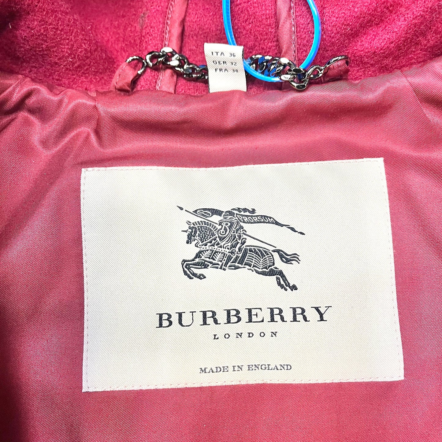 Coat Luxury Designer By Burberry  Size: Xs