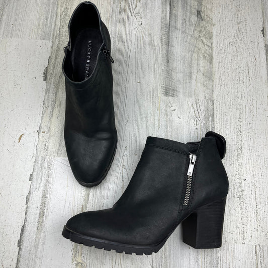 Boots Ankle Heels By Lucky Brand  Size: 8.5