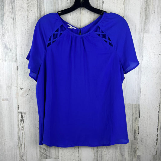 Blouse Short Sleeve By Maurices  Size: L