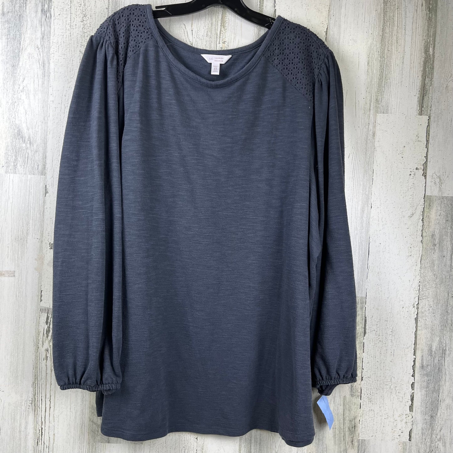 Top Long Sleeve By Lc Lauren Conrad  Size: 4x