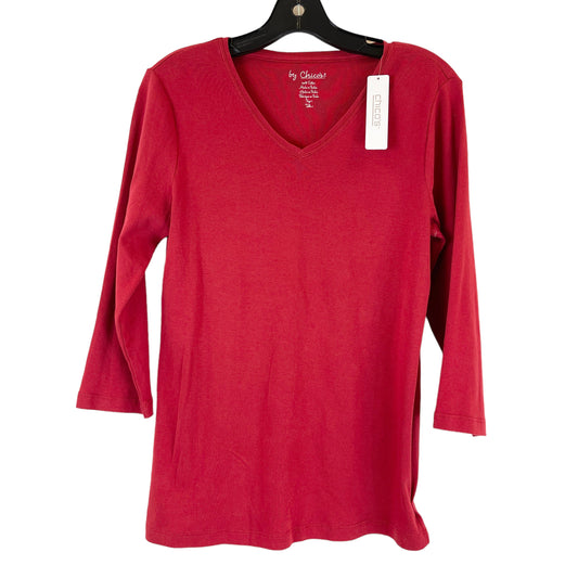 Top 3/4 Sleeve Basic By Chicos  Size: M | 1