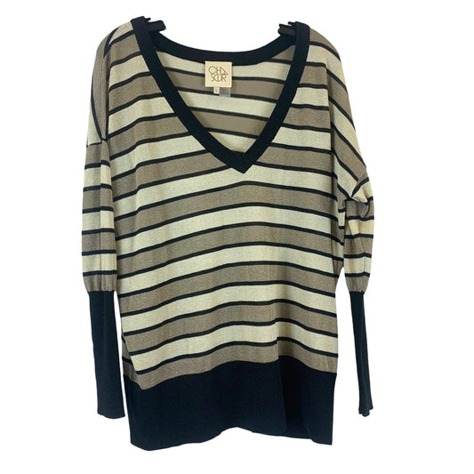 Top Long Sleeve By Chaser Size: L