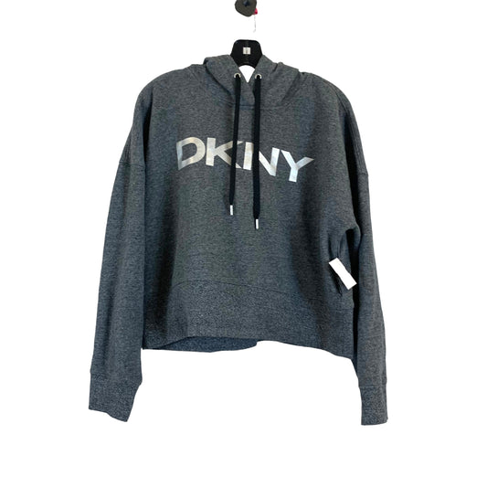 Top Long Sleeve Fleece Pullover By Dkny Size: L