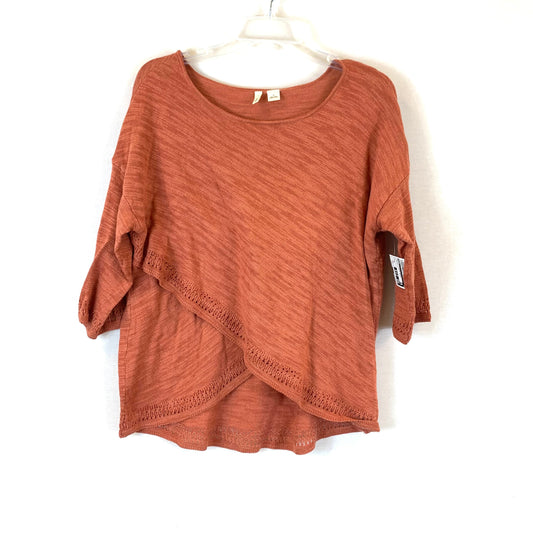 Top 3/4 Sleeve Basic By Moth  Size: M