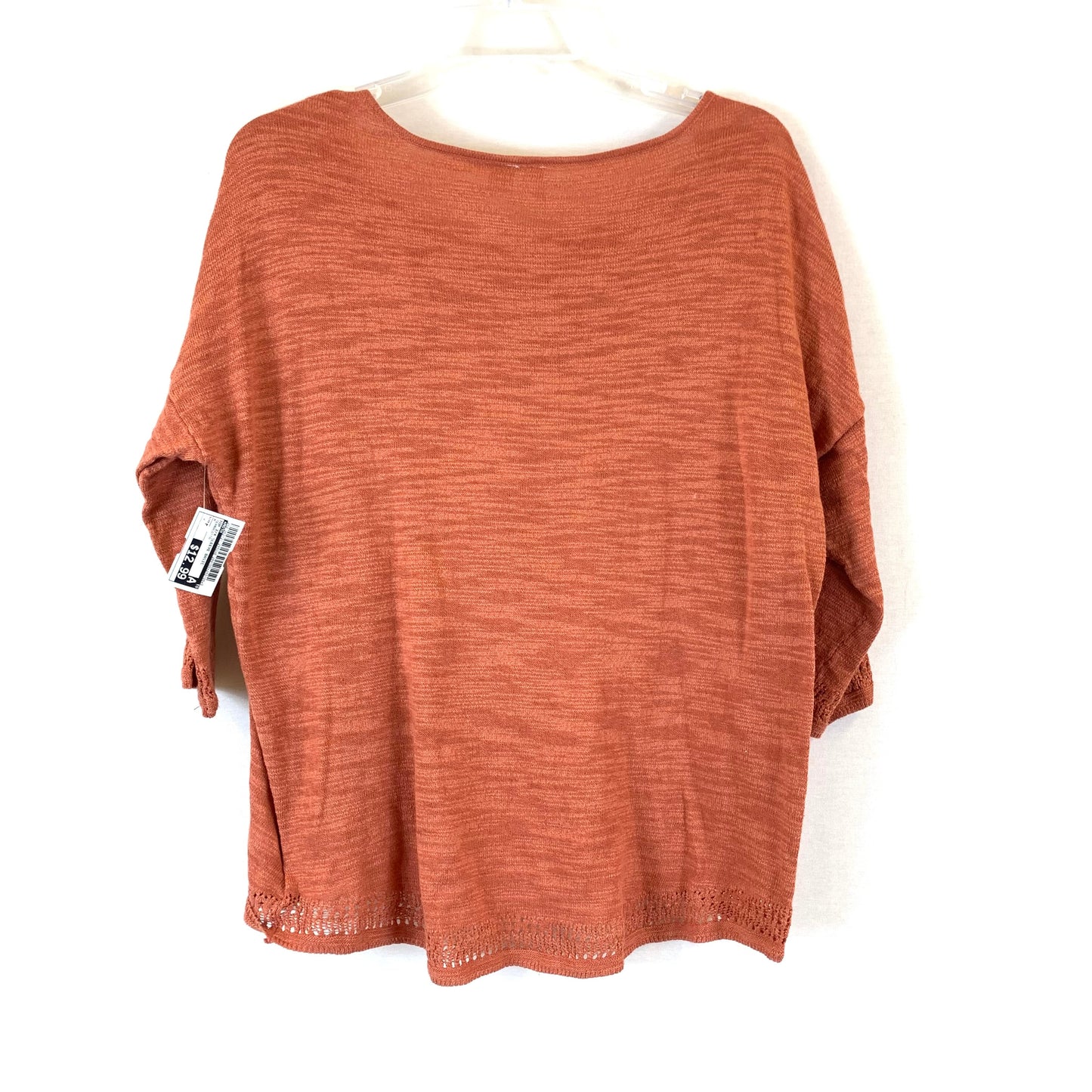 Top 3/4 Sleeve Basic By Moth  Size: M