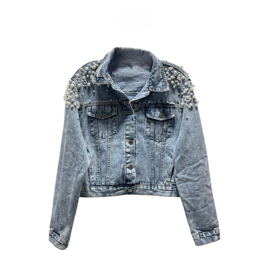 Jacket Denim By Missguided  Size: 10