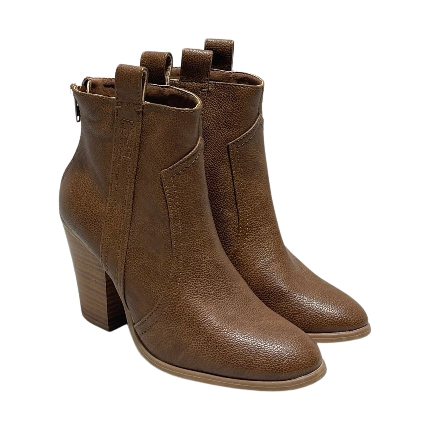 Boots Ankle Heels By Just Fab  Size: 7
