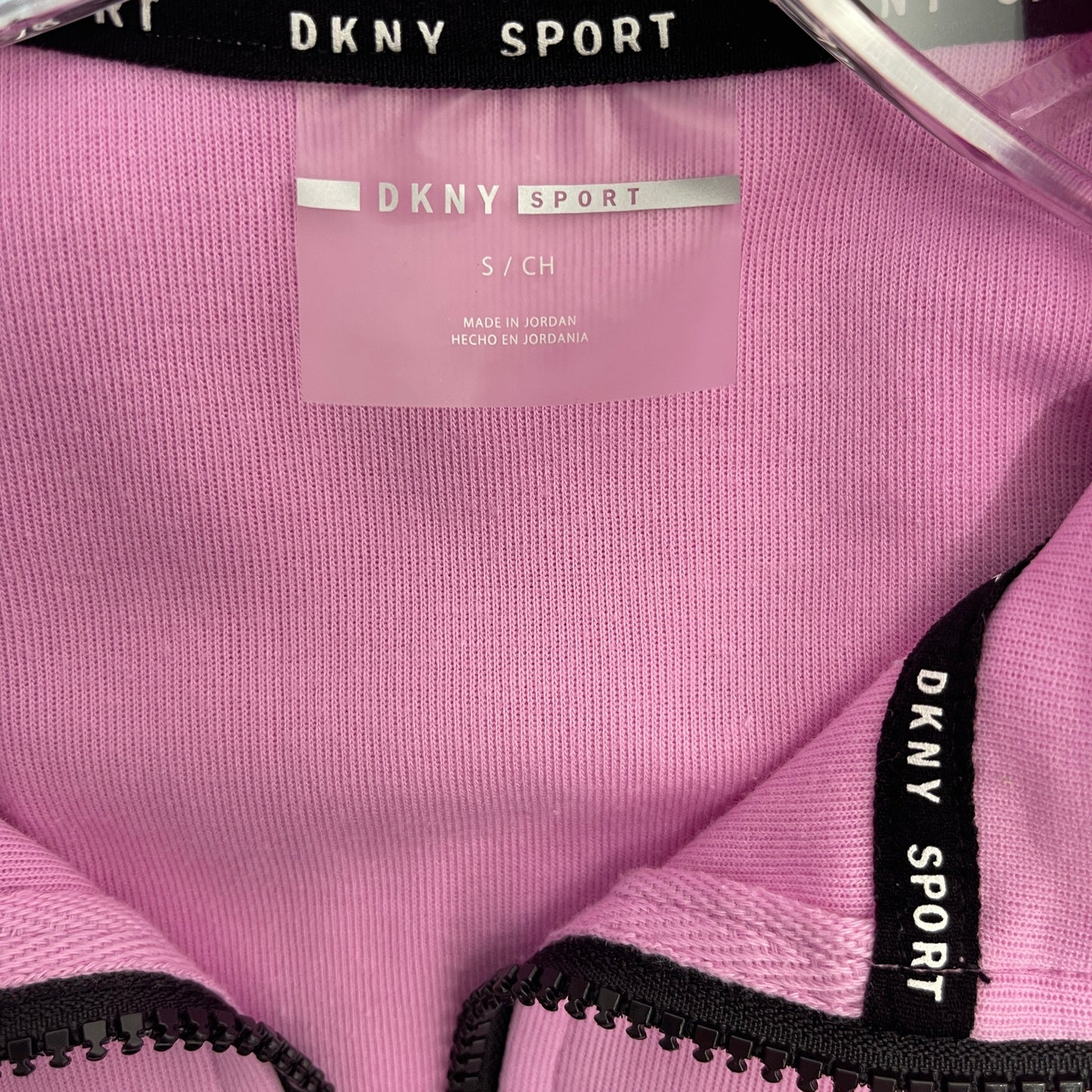 Athletic Top Long Sleeve Collar By Dkny  Size: S