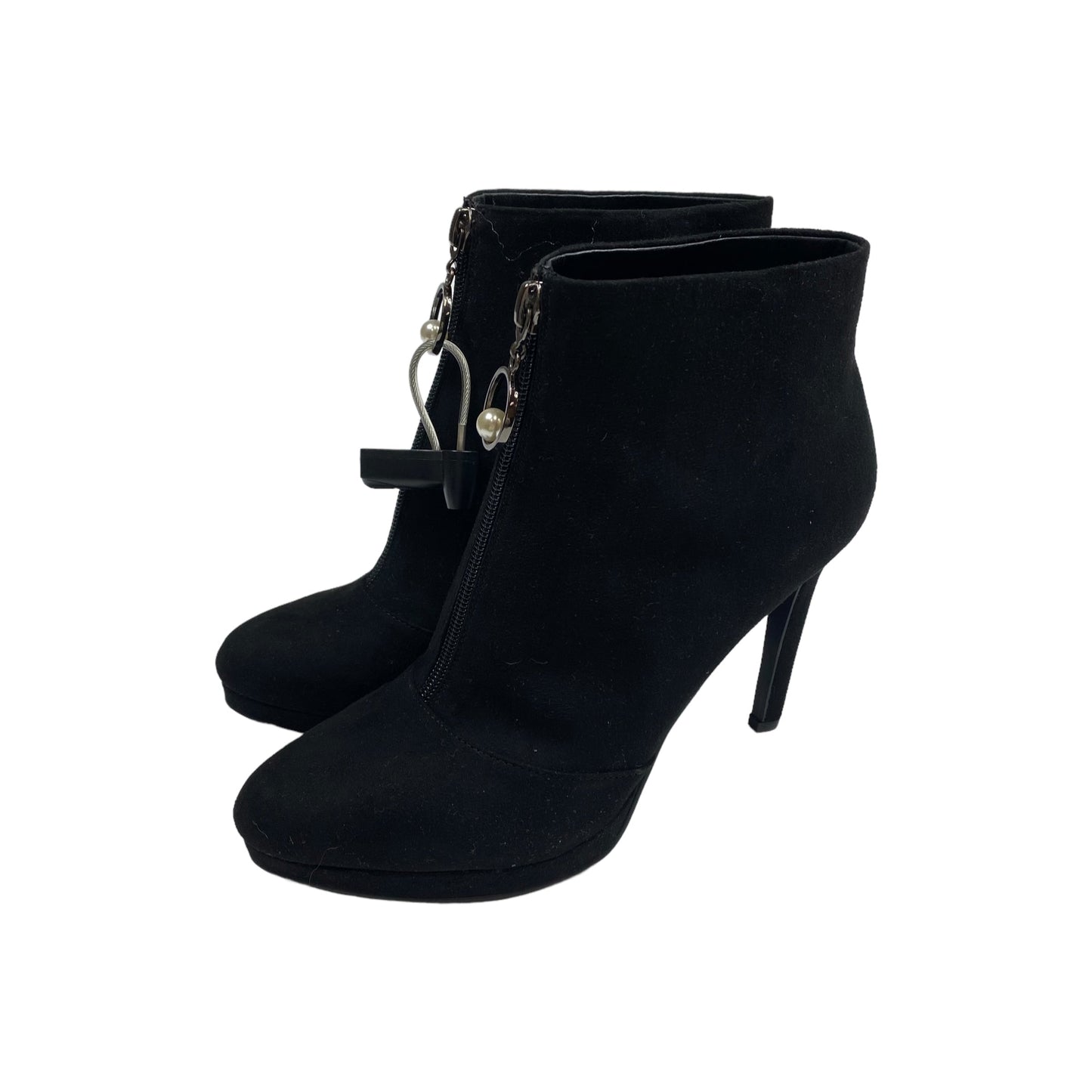 Boots Ankle Heels By Nine West  Size: 7.5