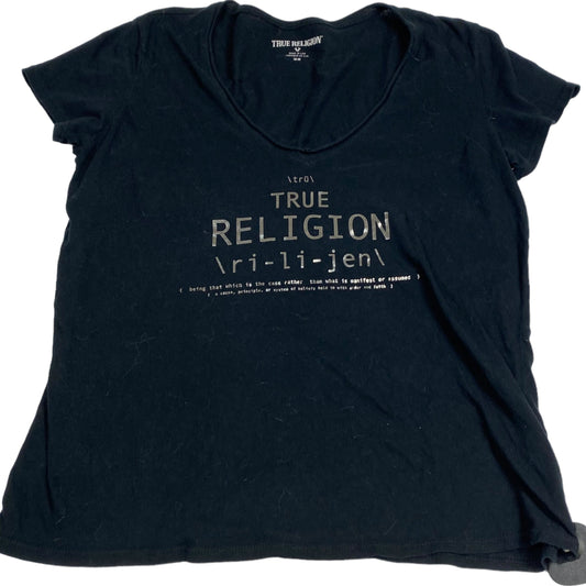 Top Short Sleeve Designer By True Religion  Size: M