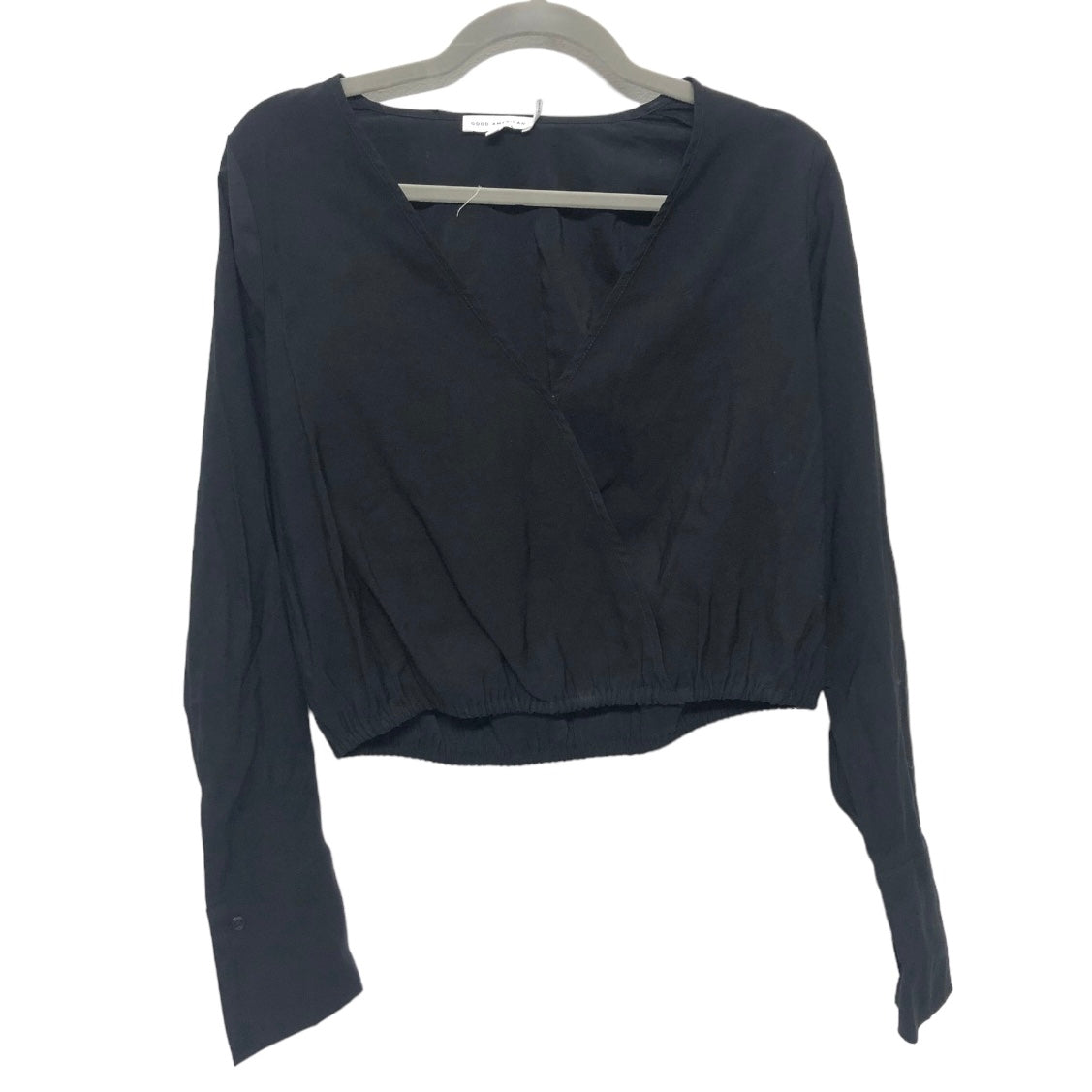 Blouse Long Sleeve By Good American  Size: 0