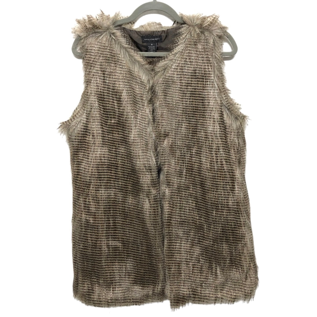 Vest Faux Fur & Sherpa By Investments  Size: S
