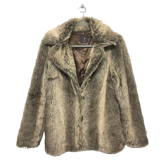 Coat Faux Fur & Sherpa By Forever 21  Size: M