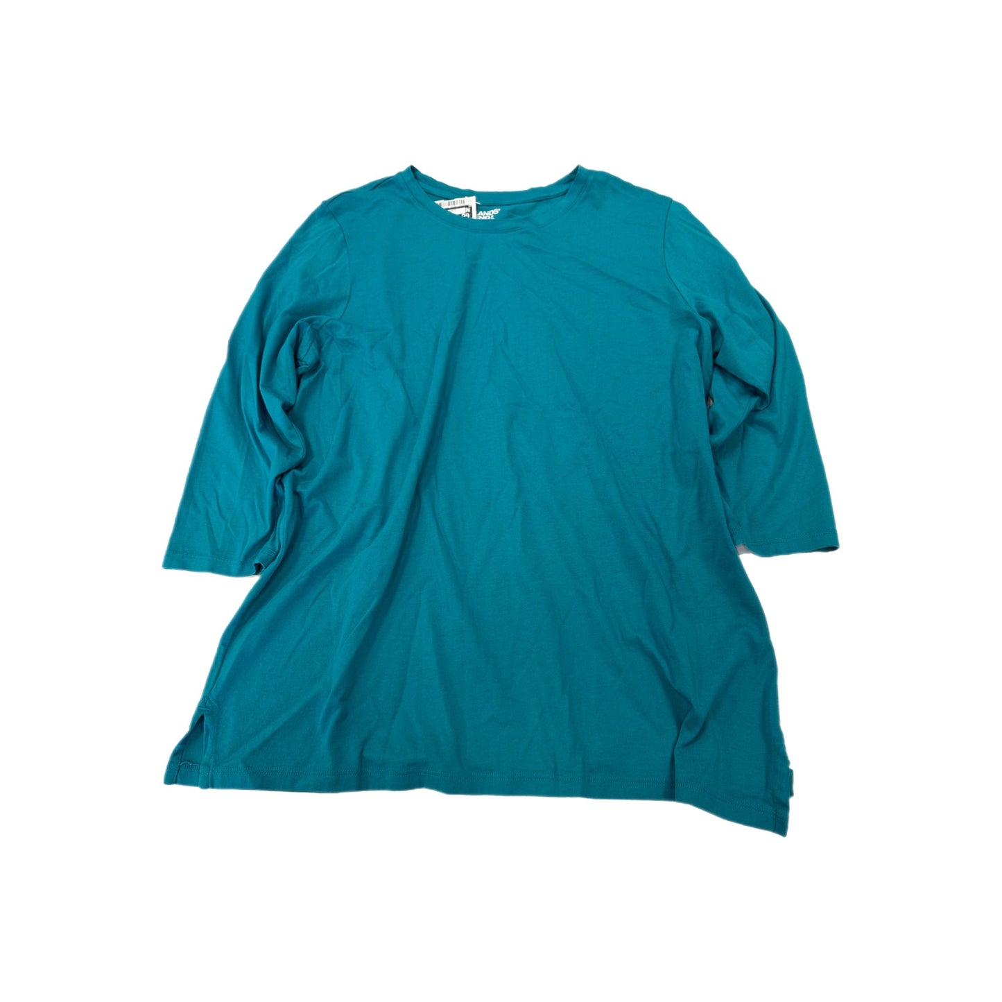 Top 3/4 Sleeve Basic By Lands End  Size: Petite  Medium