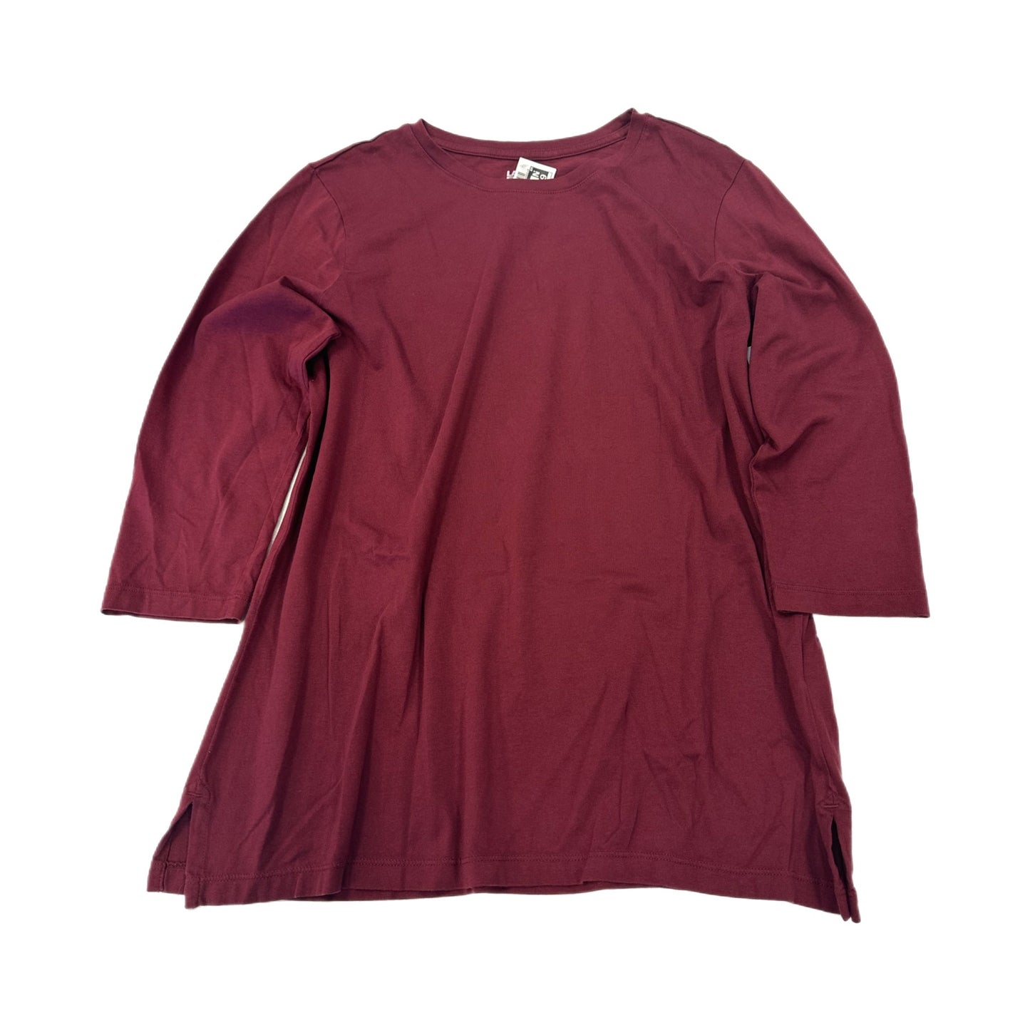 Top 3/4 Sleeve Basic By Lands End  Size: Petite  Medium