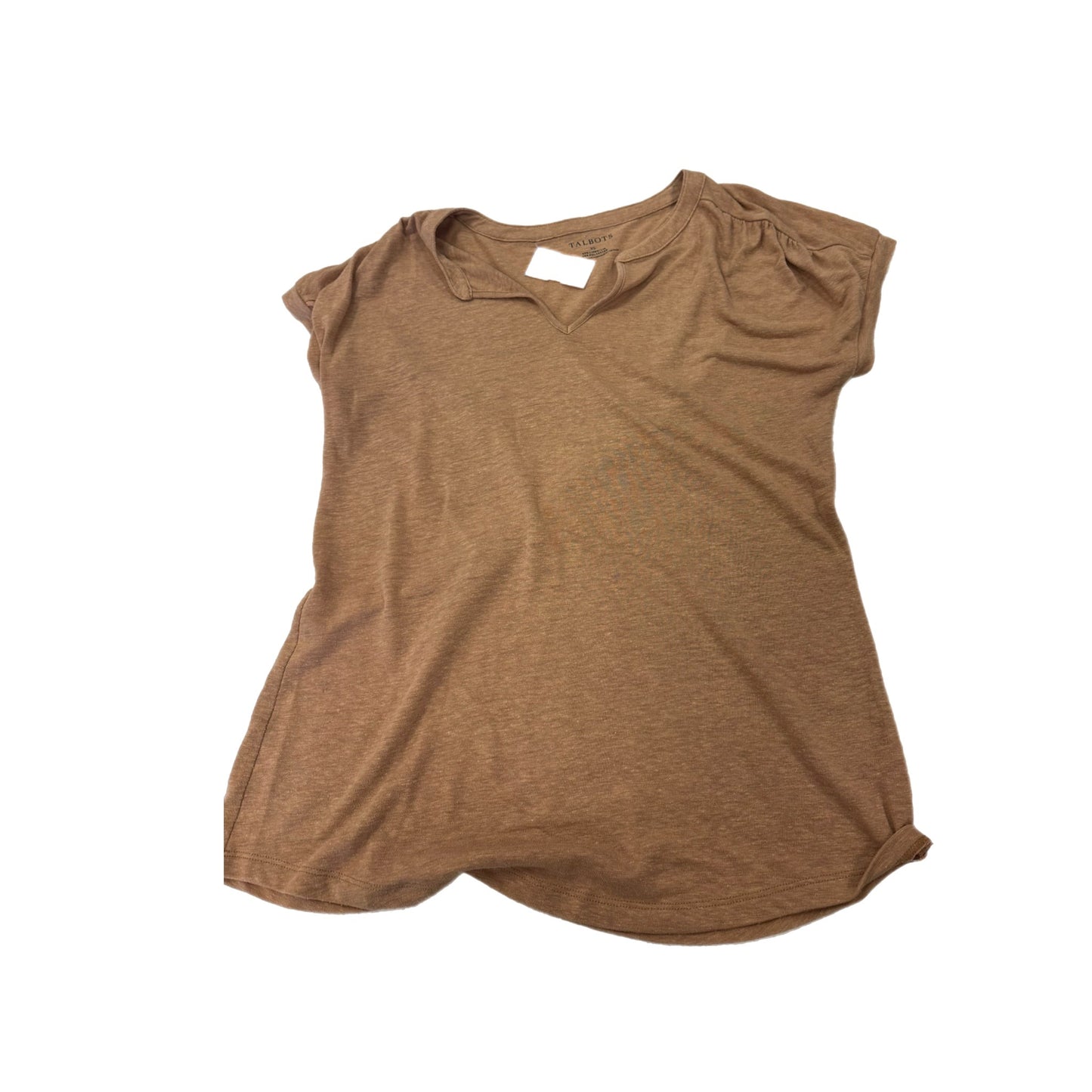 Top Short Sleeve Basic By Talbots  Size: Xs