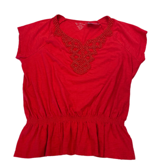Top Short Sleeve By Chicos  Size: 2 (12)