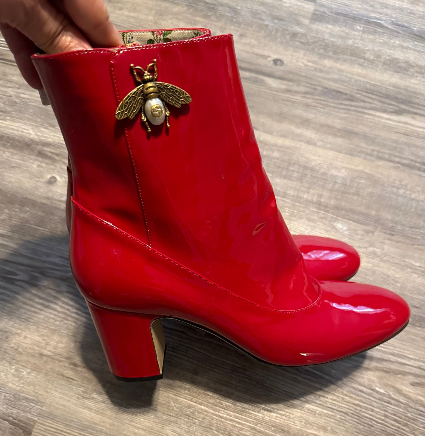 Boots Ankle Heels By Gucci  Size: 10