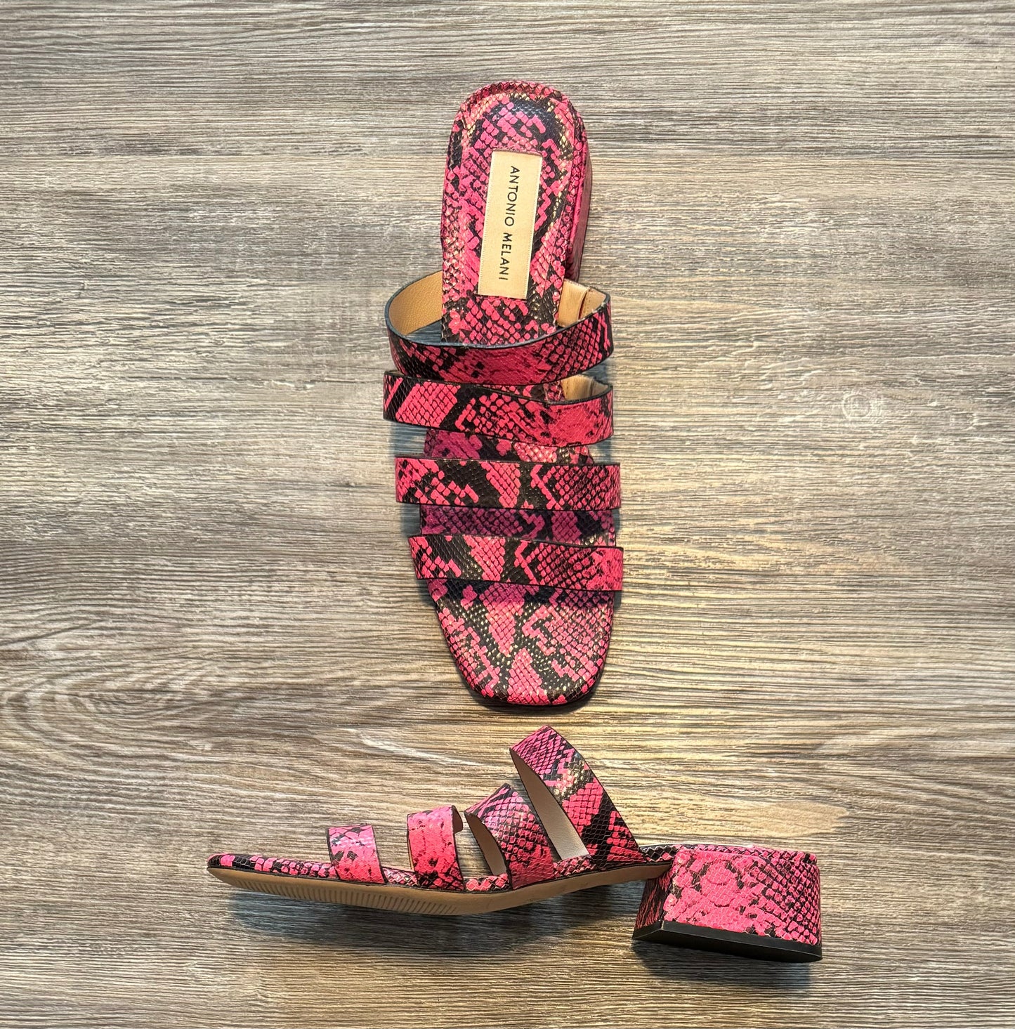 Sandals Heels Block By Antonio Melani  Size: 8