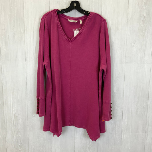 Top Long Sleeve Basic By Soft Surroundings  Size: 3x