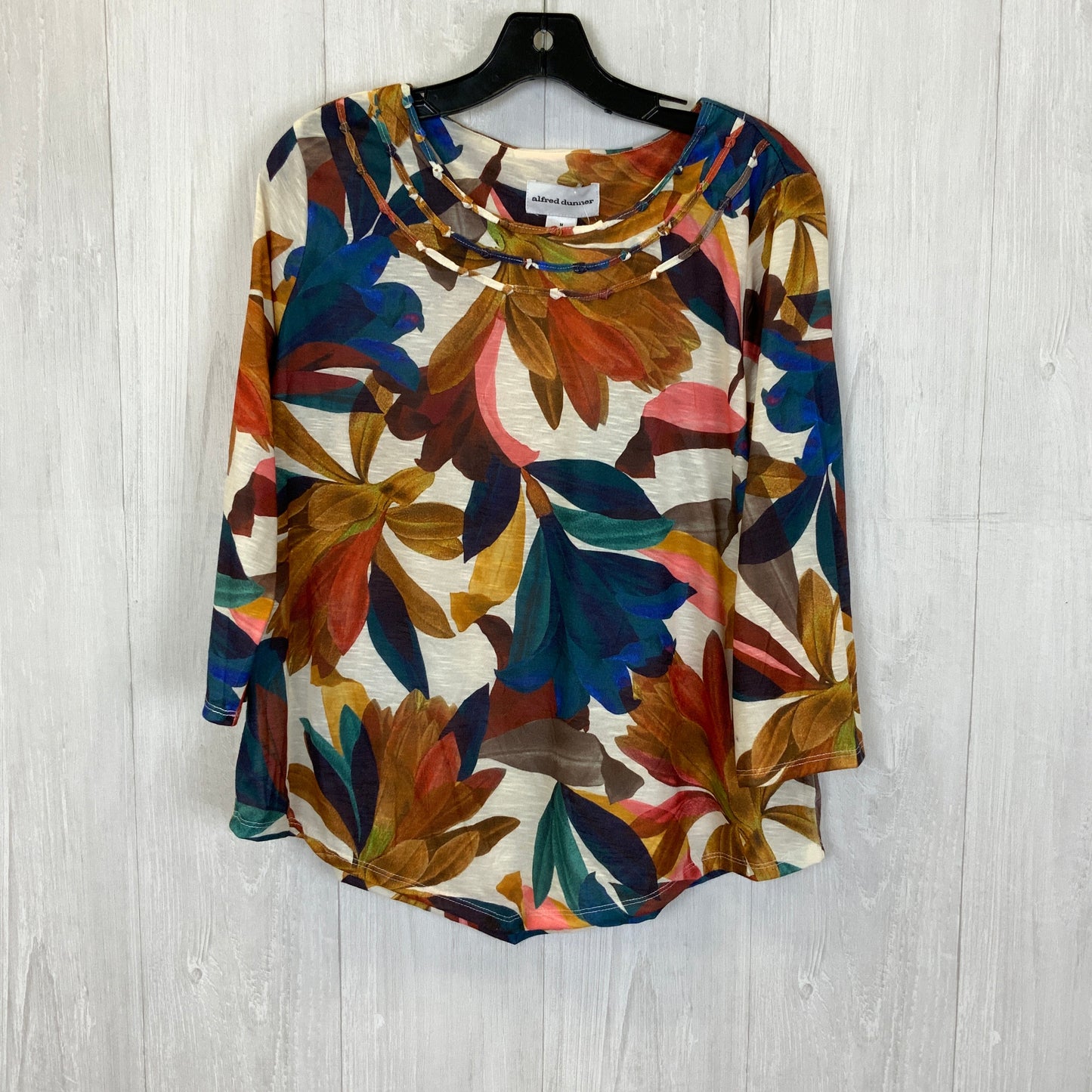 Top 3/4 Sleeve By Alfred Dunner  Size: M