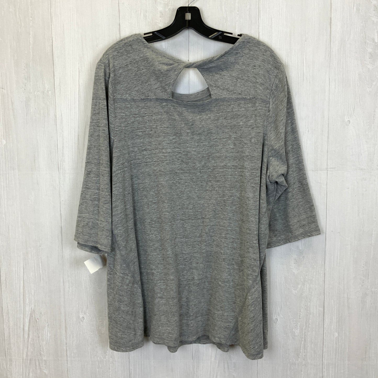 Top 3/4 Sleeve Basic By Catherines  Size: 1x