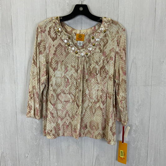 Top 3/4 Sleeve By Ruby Rd  Size: Petite Large