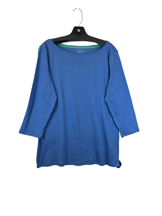 Top Long Sleeve Basic By Talbots  Size: 1x