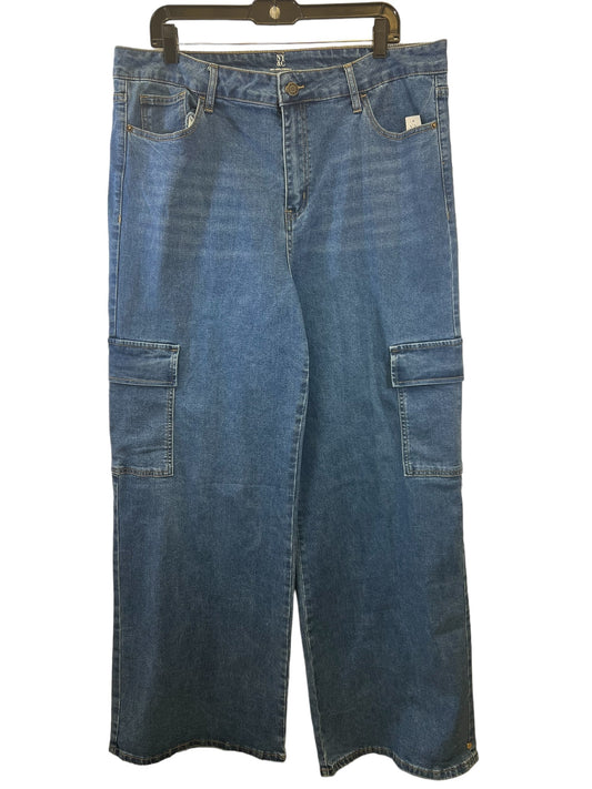 Jeans Wide Leg By New York And Co  Size: 18