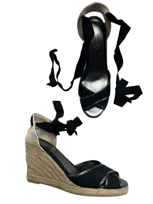 Sandals Heels Wedge By Coach  Size: 8