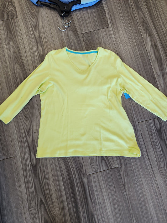 Top Long Sleeve Basic By Kim Rogers  Size: Xl