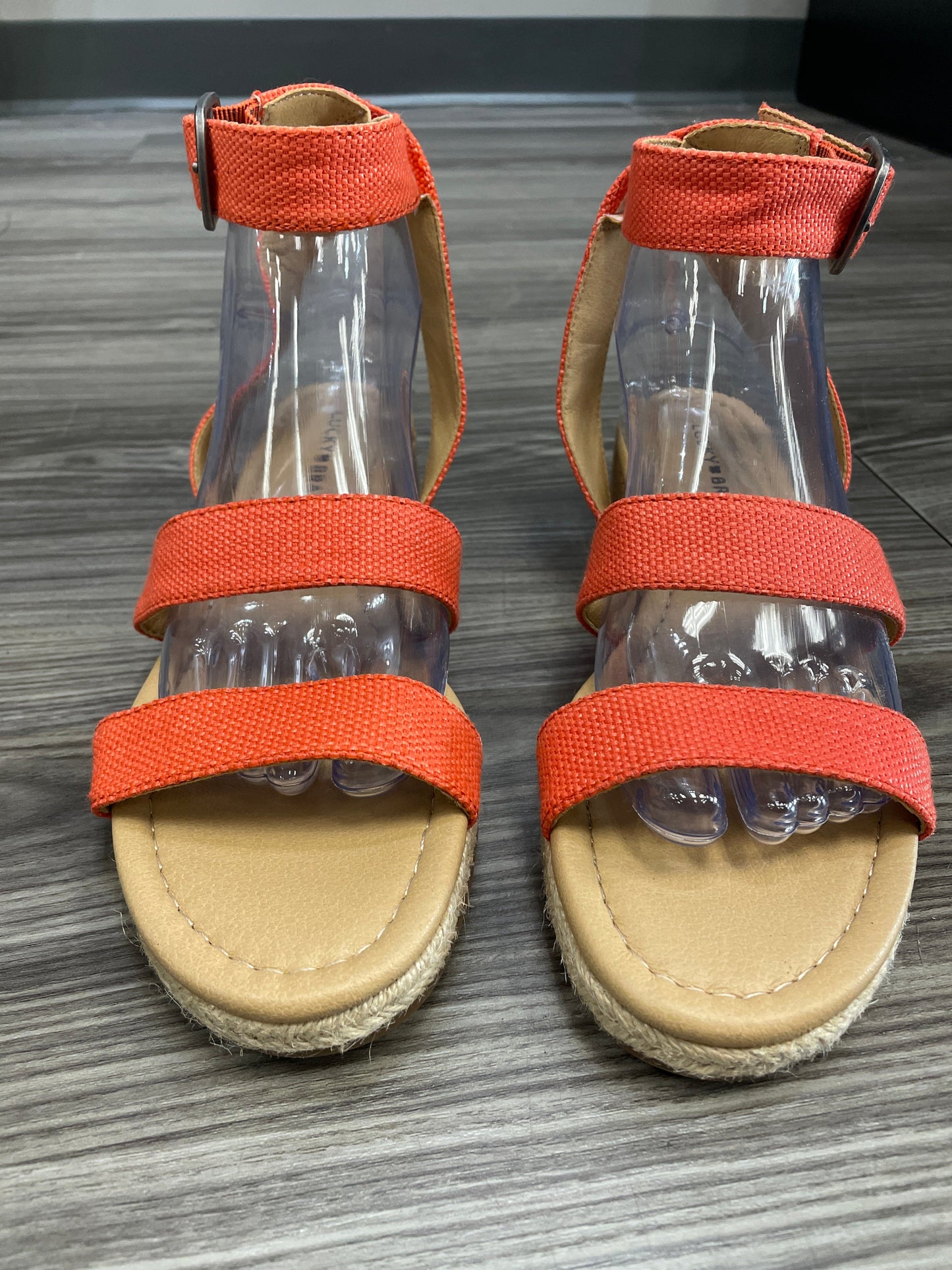Sandals Heels Wedge By Lucky Brand  Size: 8.5