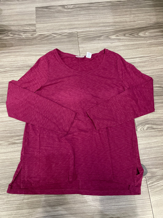 Top Long Sleeve By Sigrid Olsen  Size: L