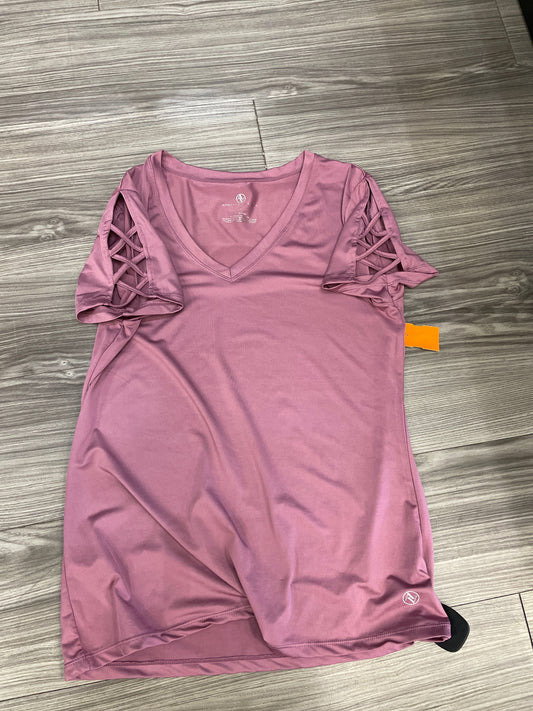 Athletic Top Short Sleeve By Adrienne Vittadini  Size: M