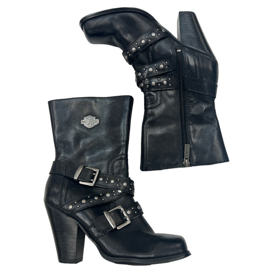 Boots Ankle Heels By Harley Davidson  Size: 6