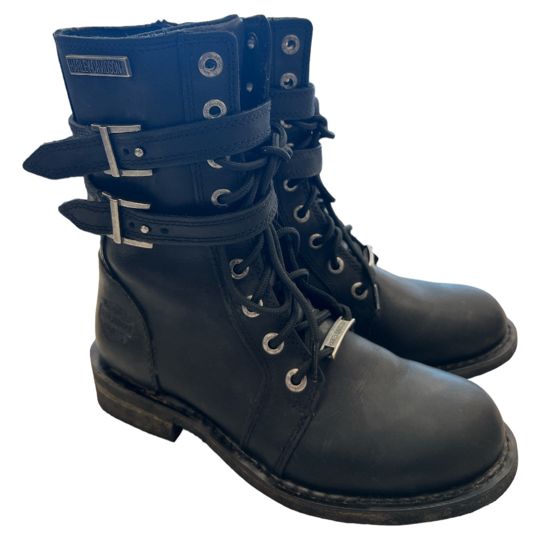 Boots Combat By Harley Davidson  Size: 8
