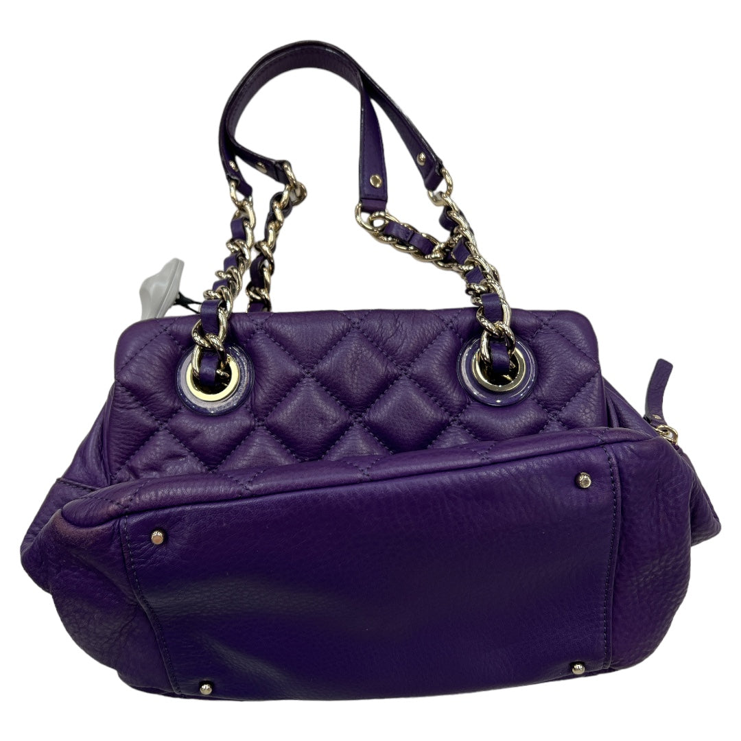 Rosebird Faux Leather Tote Bag (Purple/Small) - Moontasy