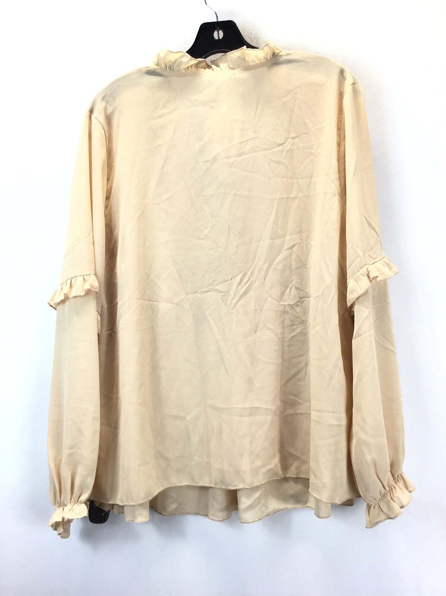 Blouse Long Sleeve By Boohoo Boutique  Size: 12