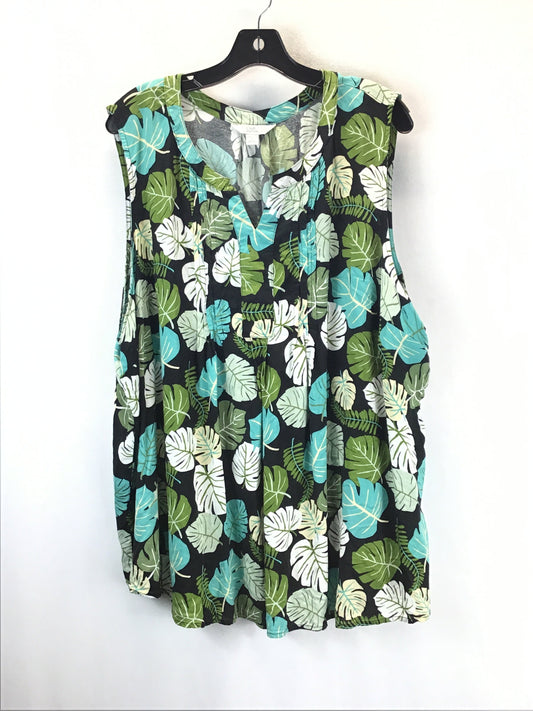 Top Sleeveless By Croft And Barrow  Size: 3x