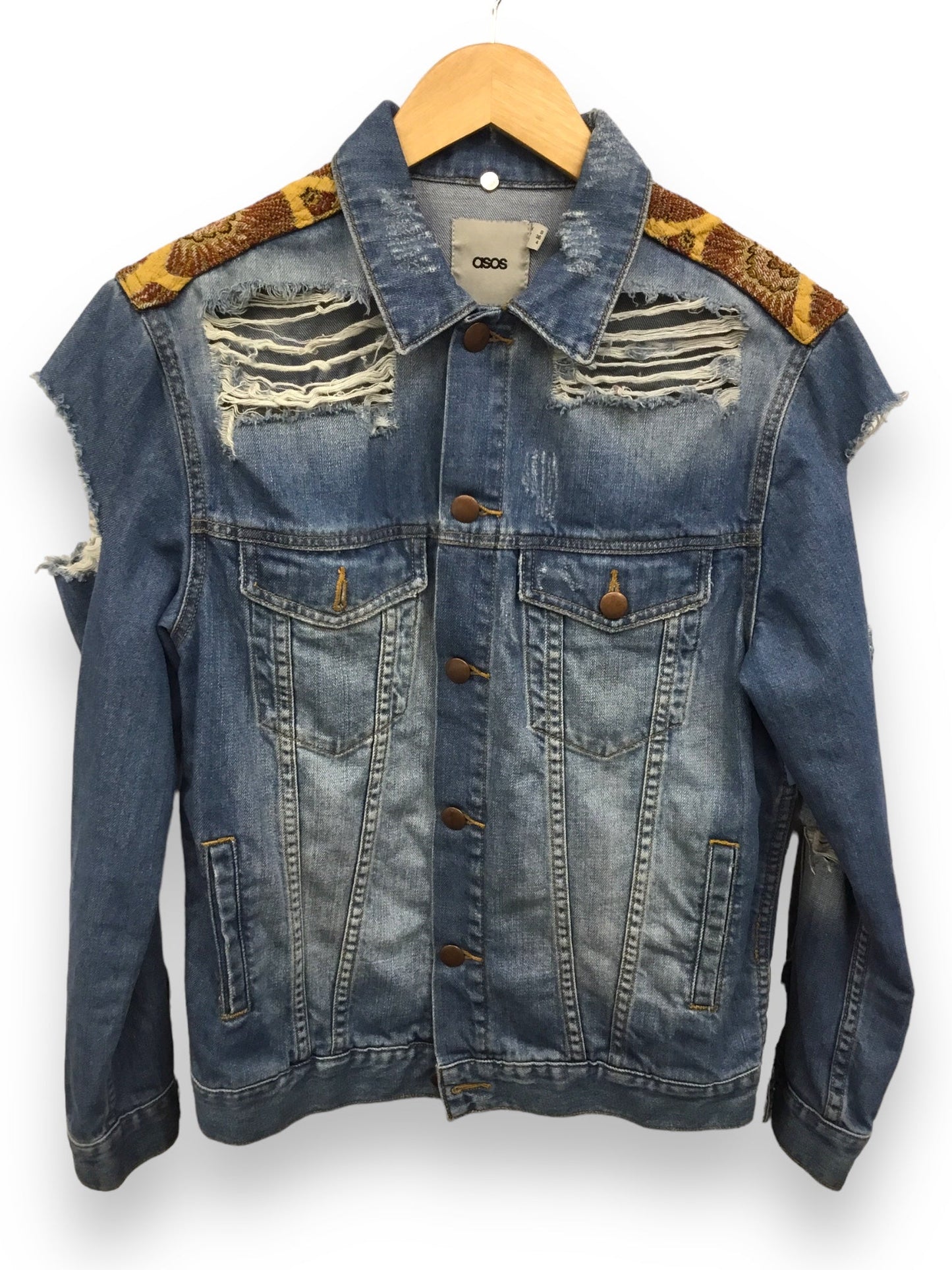 Jacket Denim By Asos  Size: Xs