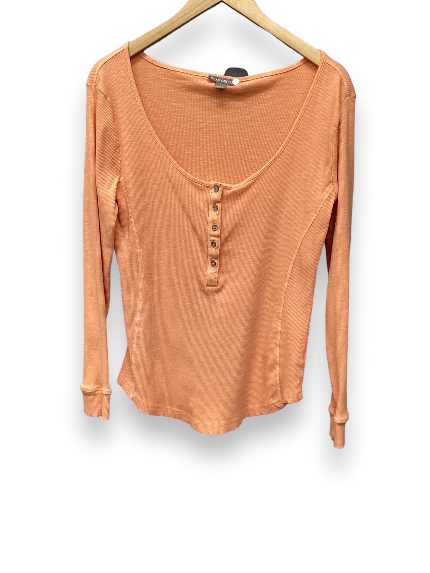 Top Long Sleeve Basic By Falls Creek  Size: L