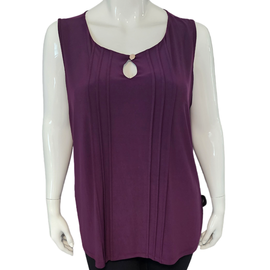 Top Sleeveless By Perseption Concept  Size: 3x