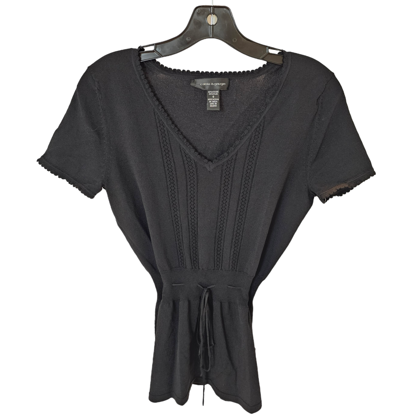Top Short Sleeve By Cable And Gauge  Size: S
