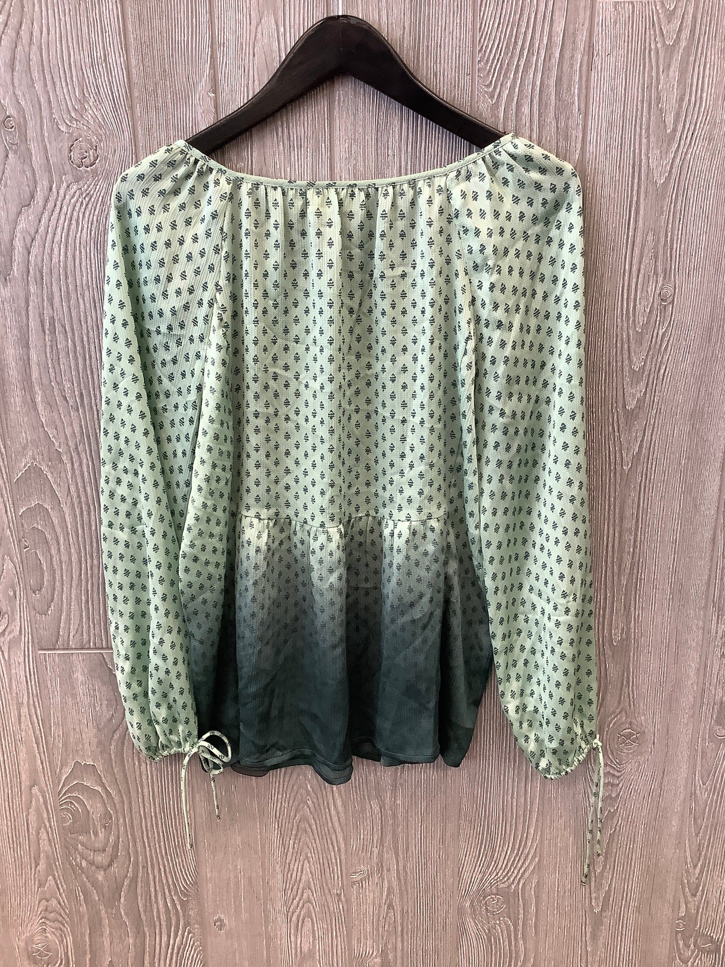 Blouse Long Sleeve By Vera Wang  Size: L