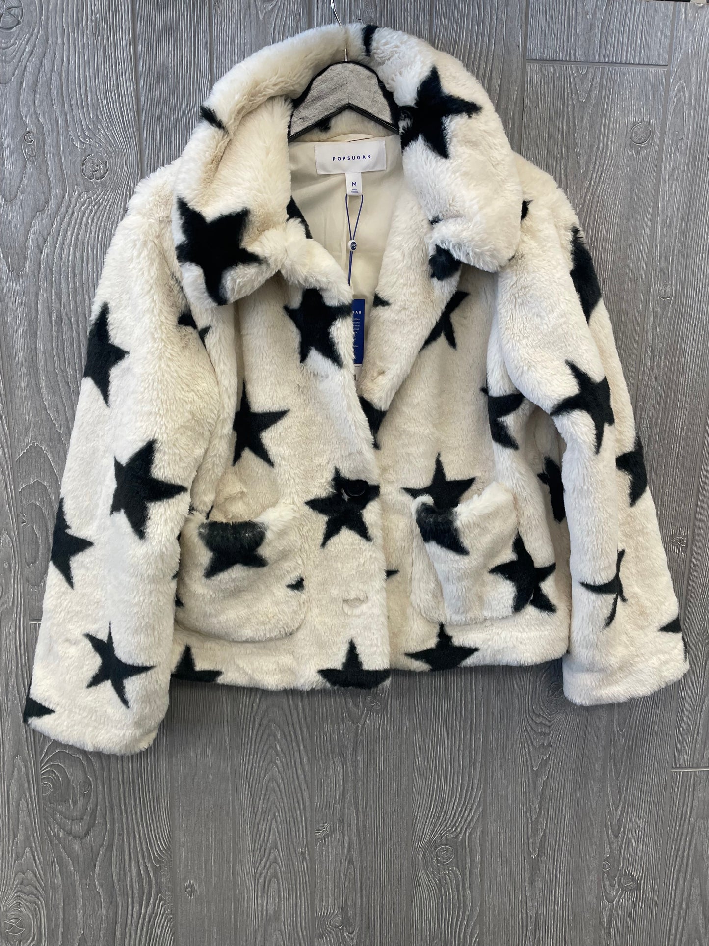 Jacket Faux Fur & Sherpa By Clothes Mentor  Size: M