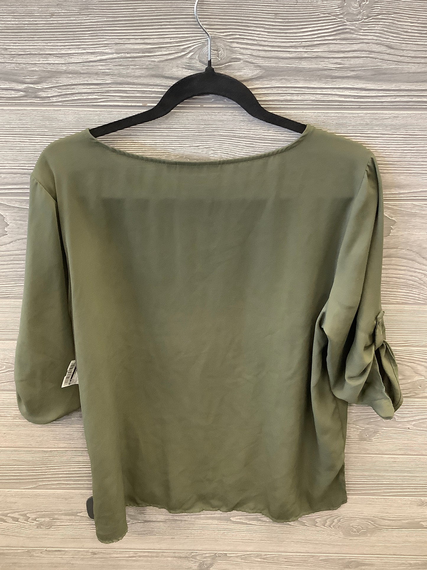 Blouse 3/4 Sleeve By Apt 9  Size: L