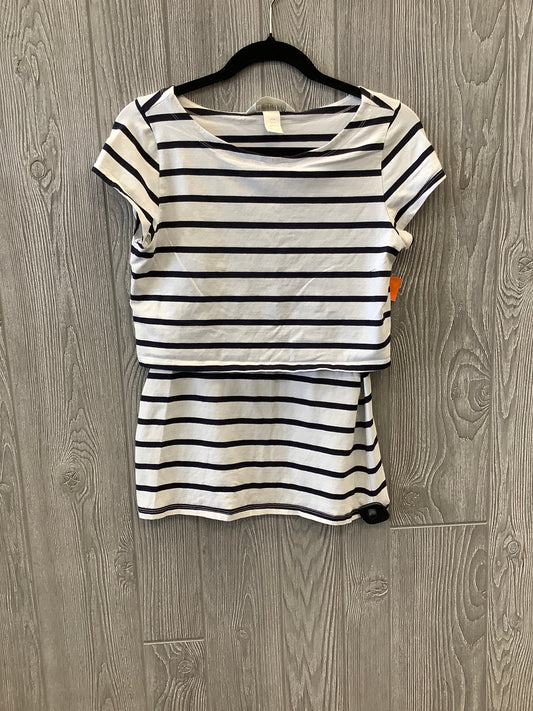 Maternity Top Short Sleeve By H&m  Size: M